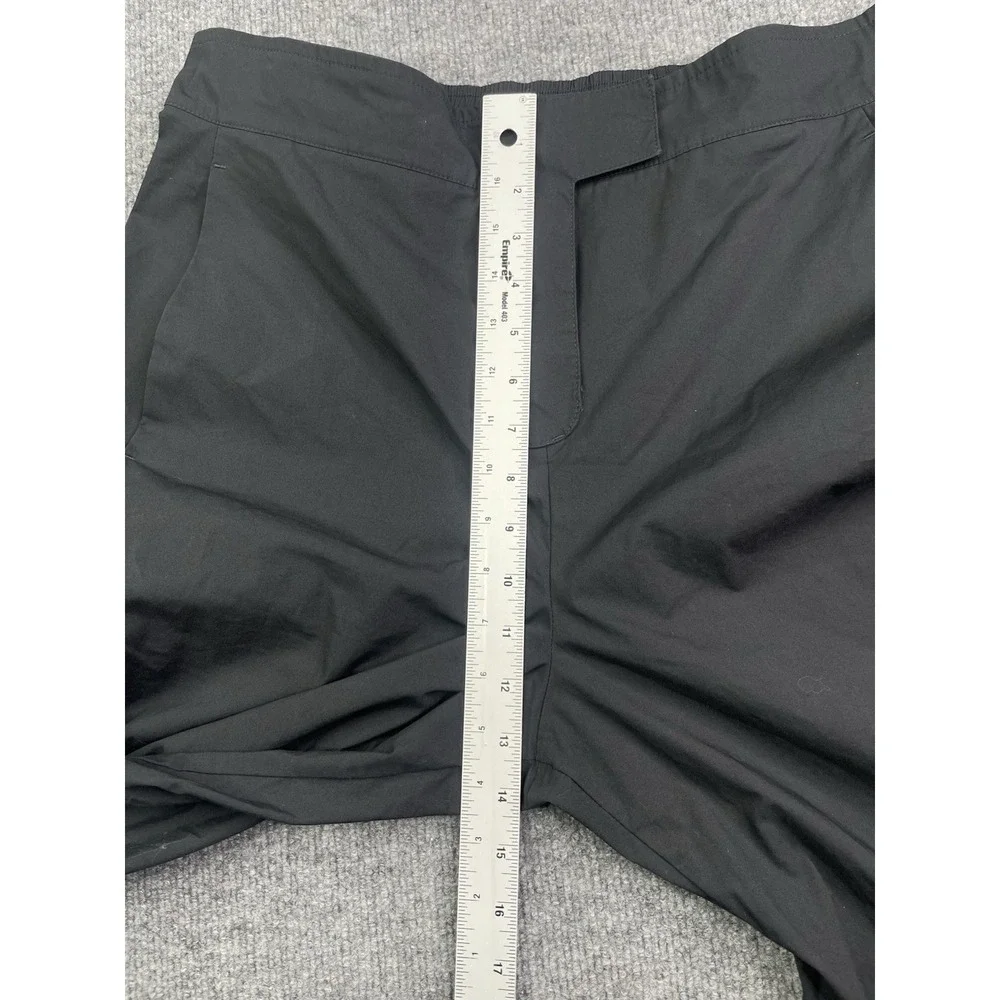 Nike Sportswear Essential Pants Womens XL Black Wide Leg‎ Woven DV8309-010